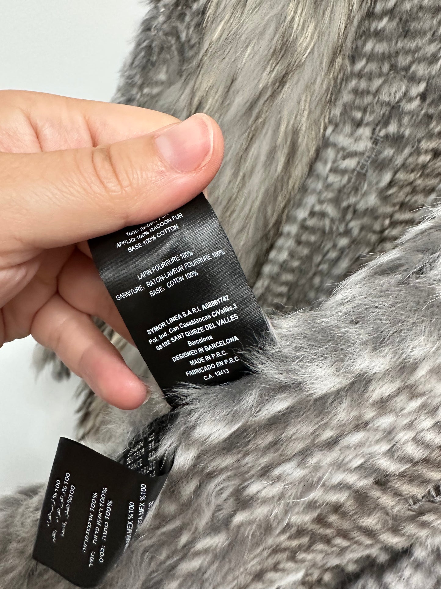 Javier Simorra Fur bodywarmer maat 38