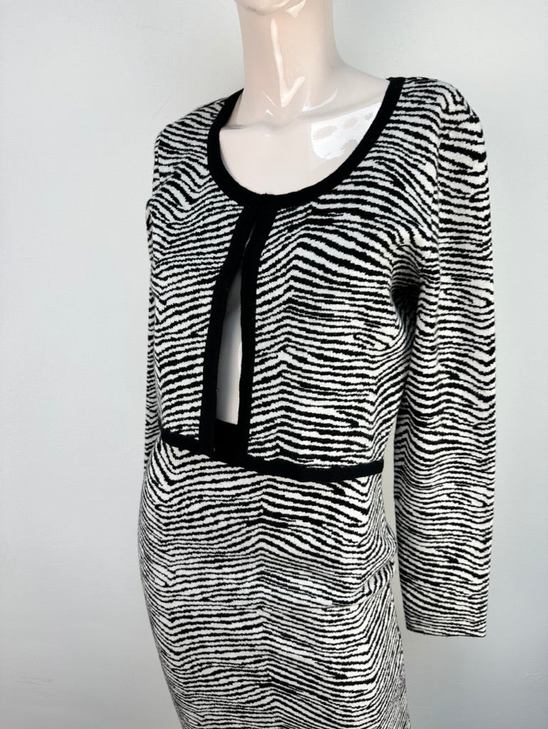 Silvian Heach set met zebra motief maat M