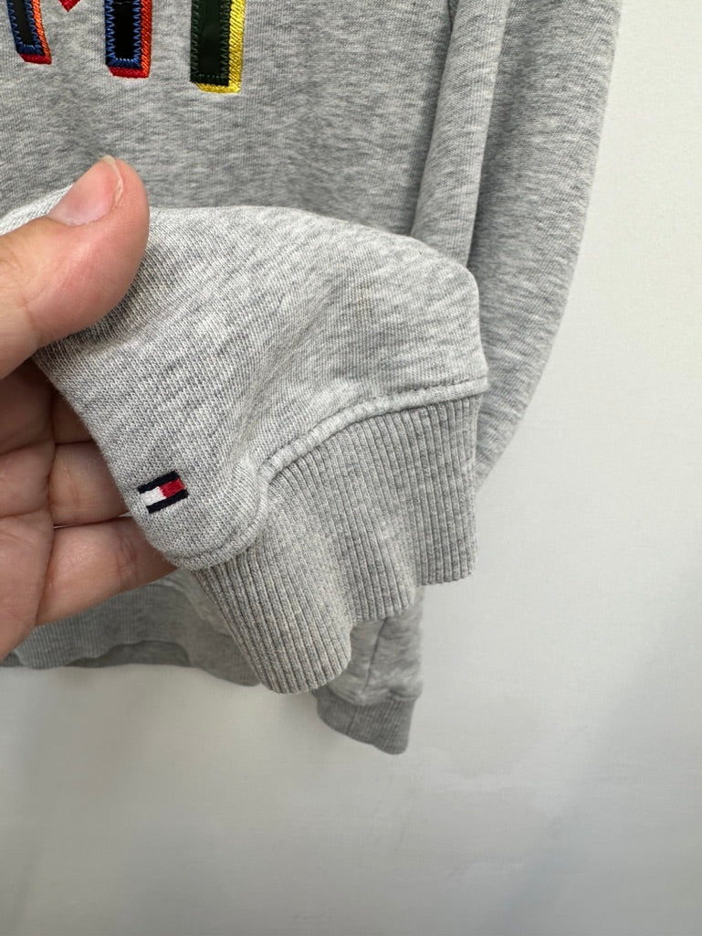 Tommy Hilfiger grijze trui maat S