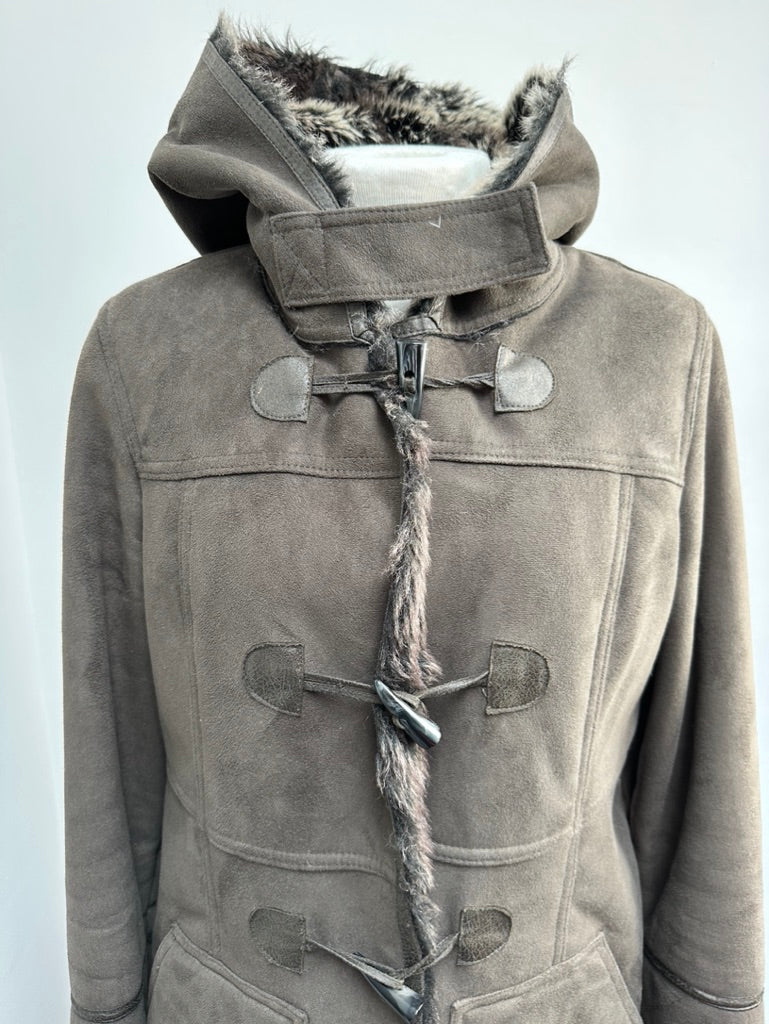 Trussardi Jeans warme jas bruin maat 42