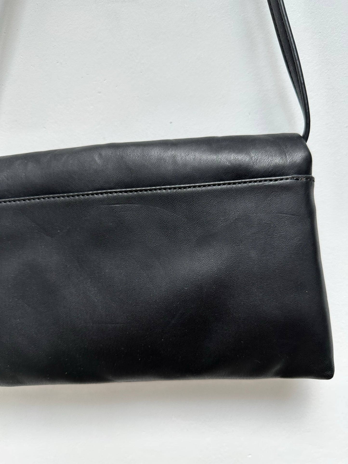 DKNY zwarte leren tas