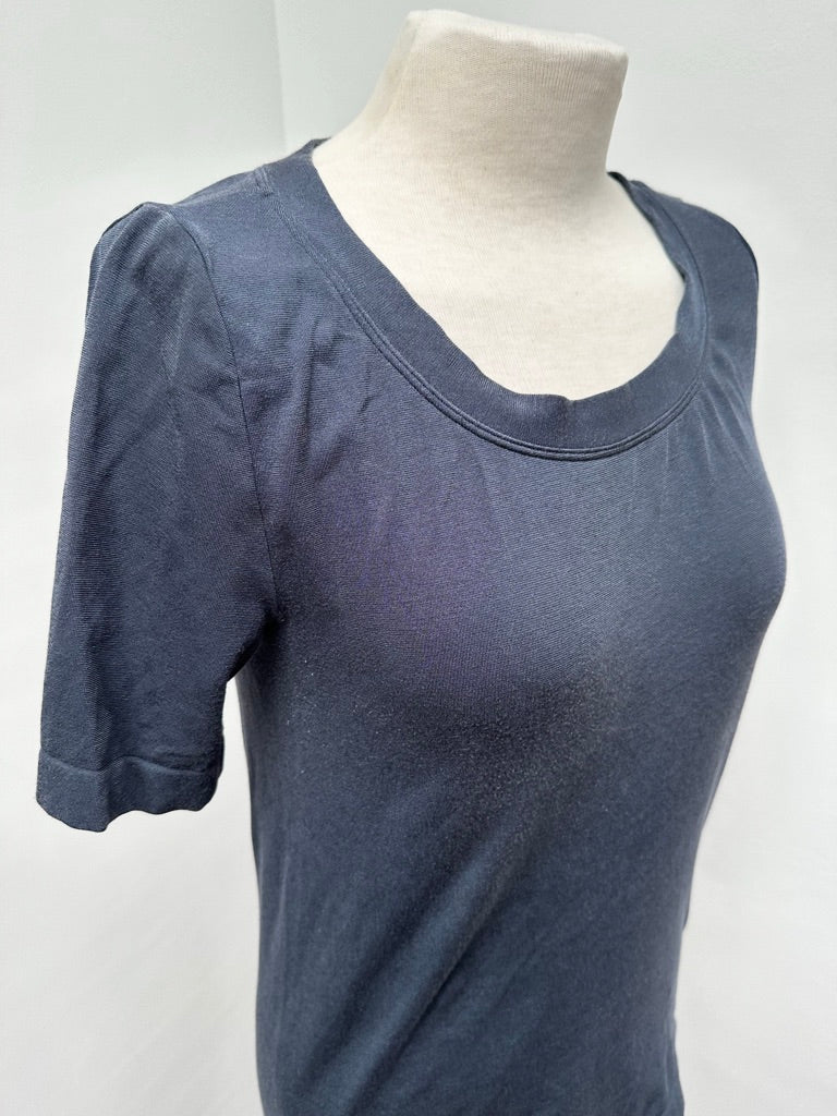 Wolford basic top donkerblauw maat L