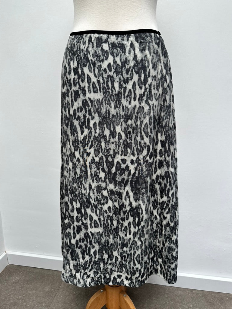 Yaya midi rok grijs maat 38