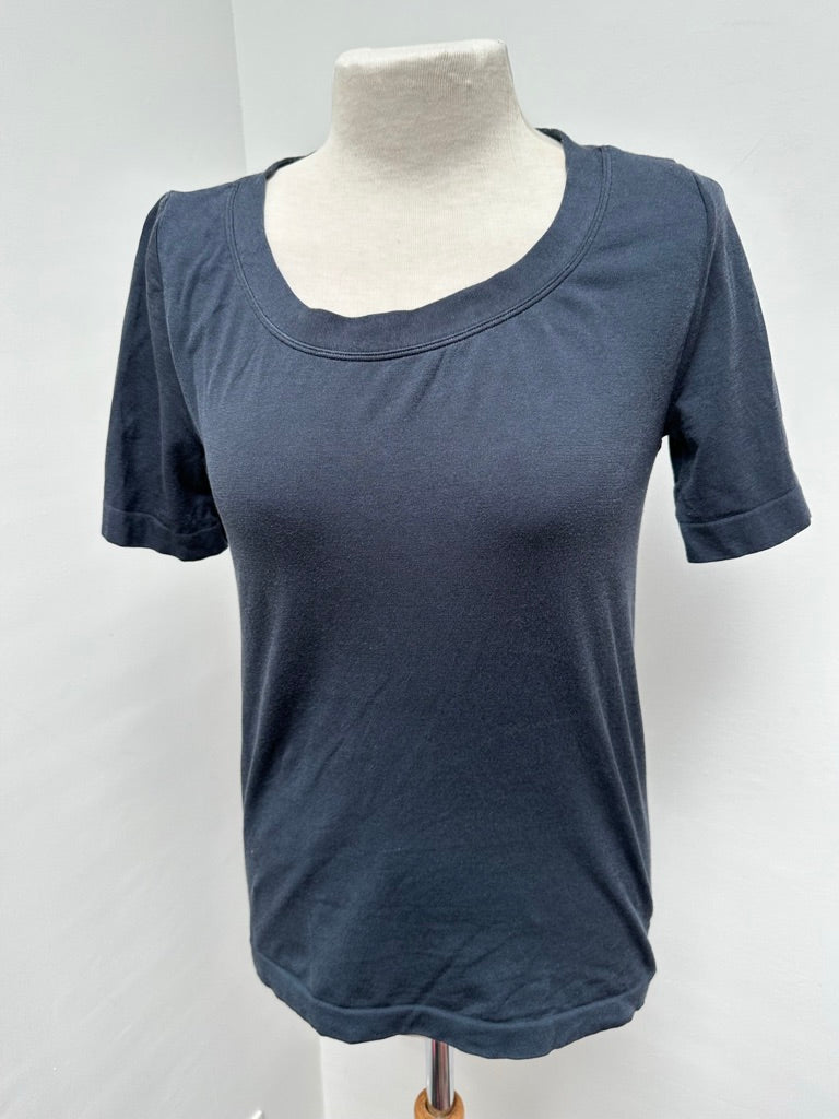 Wolford basic top donkerblauw maat L