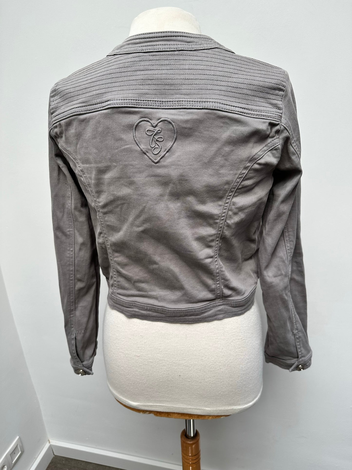 Twinset grijs jasje maat 170