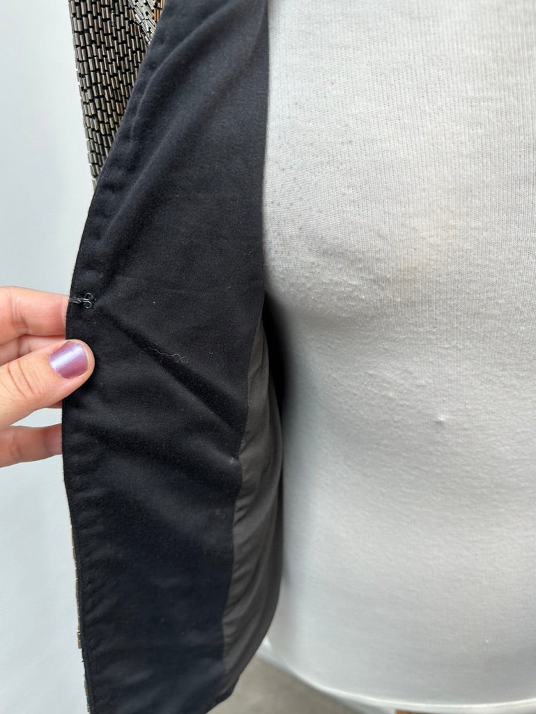 Haute hippie jasje met kraaltjes maat small