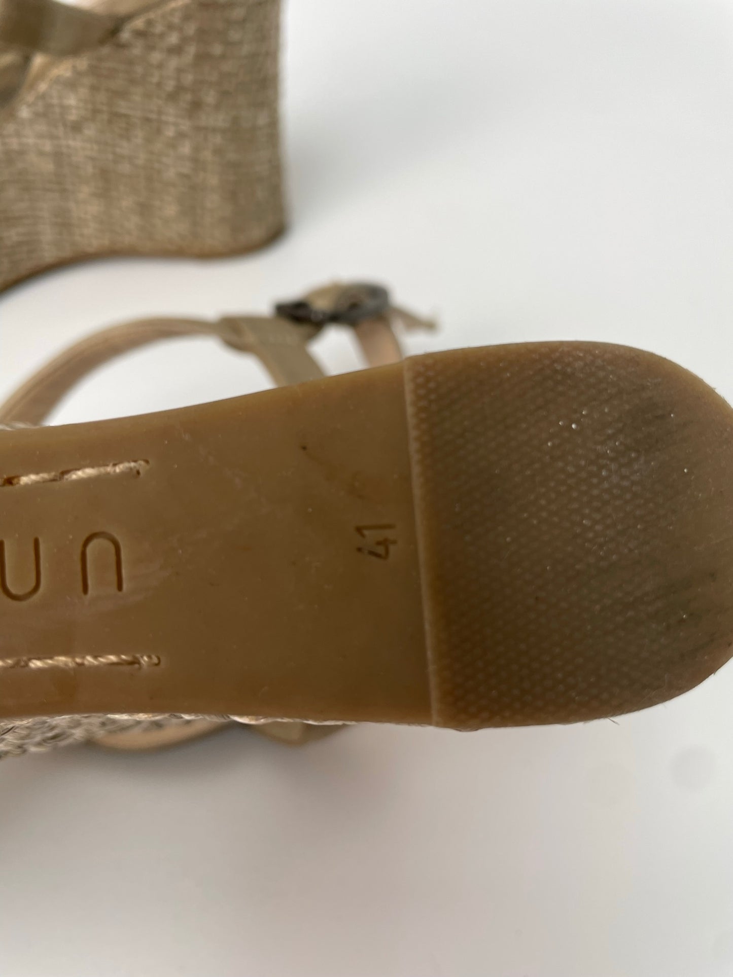 Unisa sandalen met raffia zool maat 41