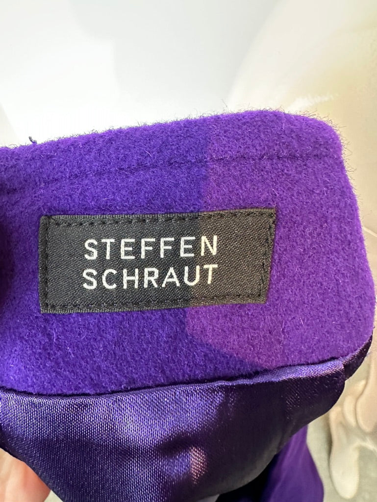 Steffen Schraut paars rokje maat 42