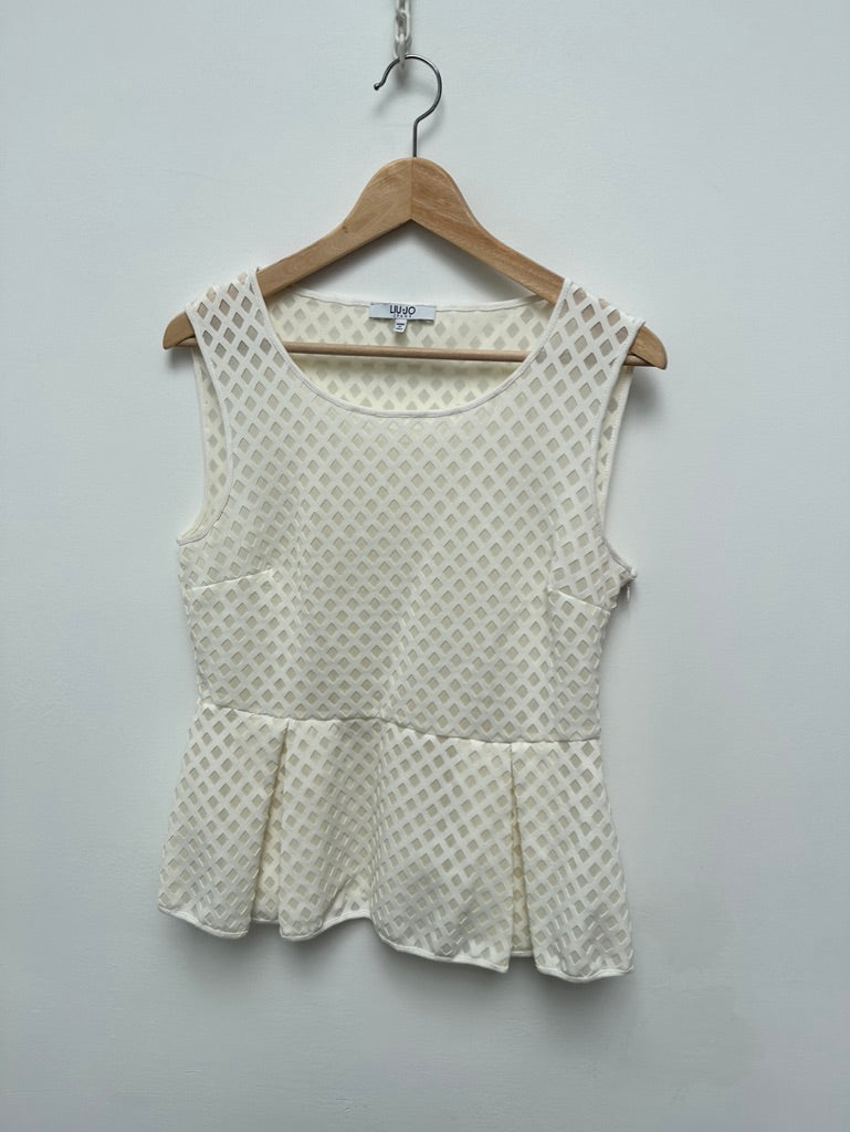 Liu Jo peplum top maat M