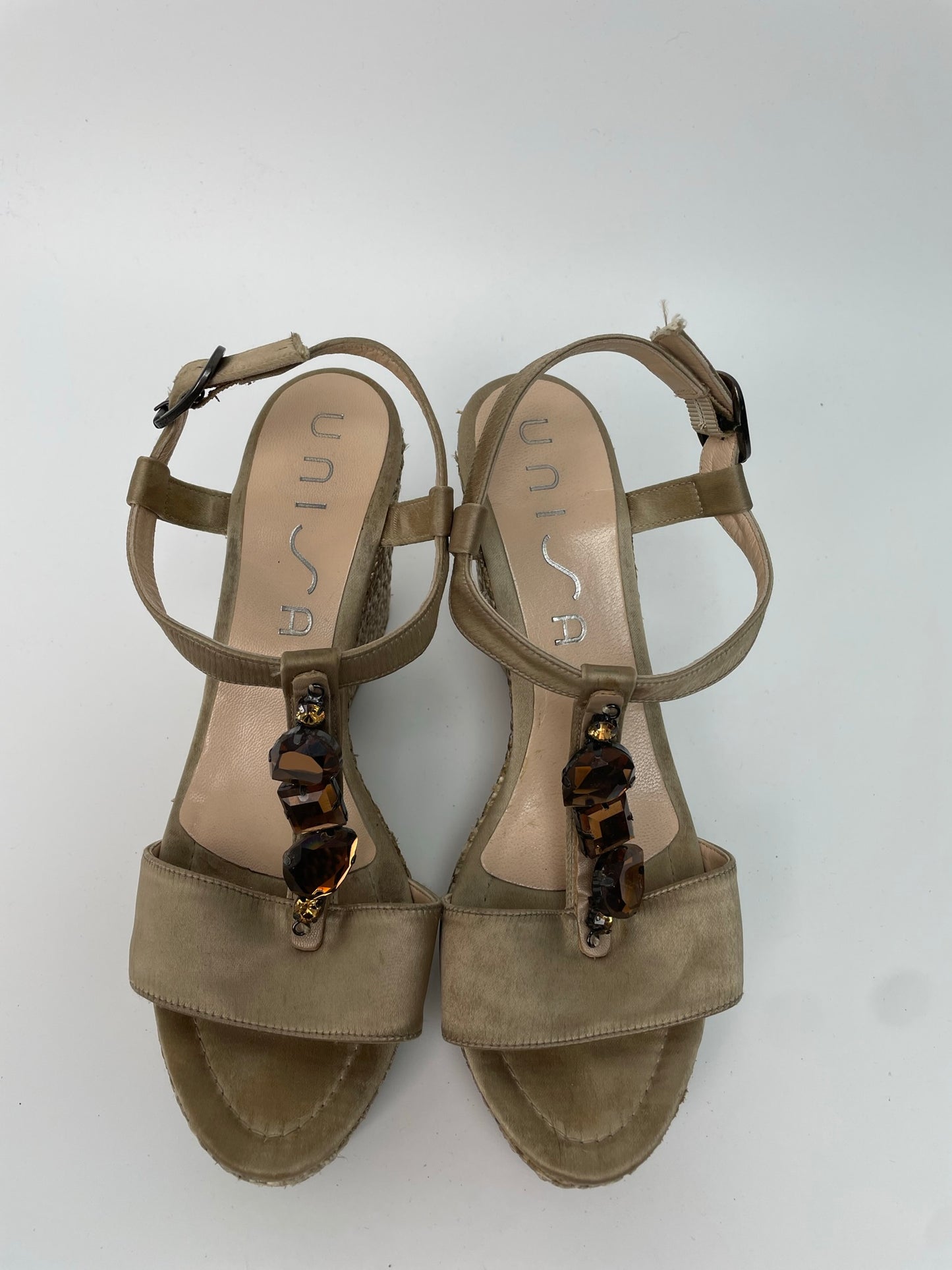 Unisa sandalen met raffia zool maat 41