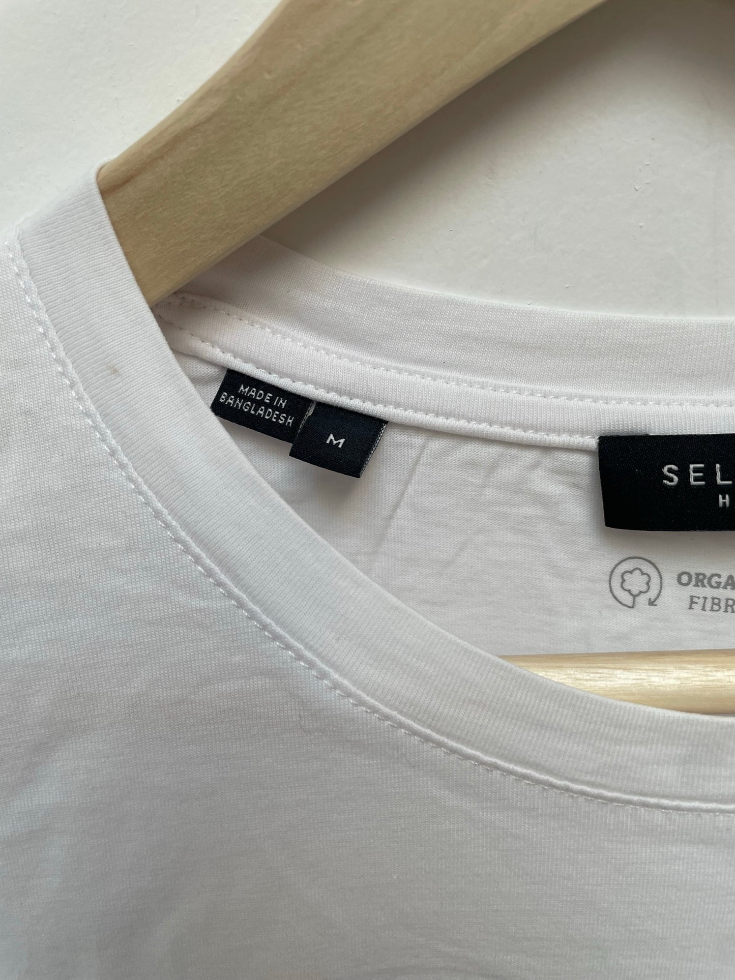 Selected Homme wit t-shirt met opdruk maat M