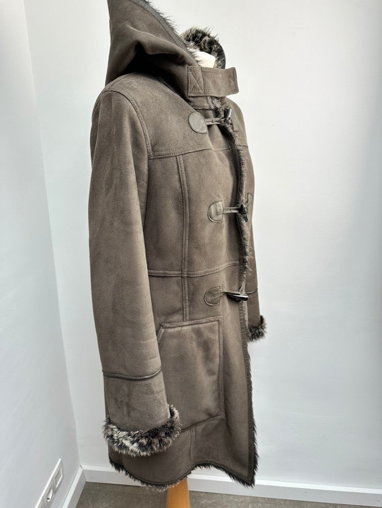 Trussardi Jeans warme jas bruin maat 42