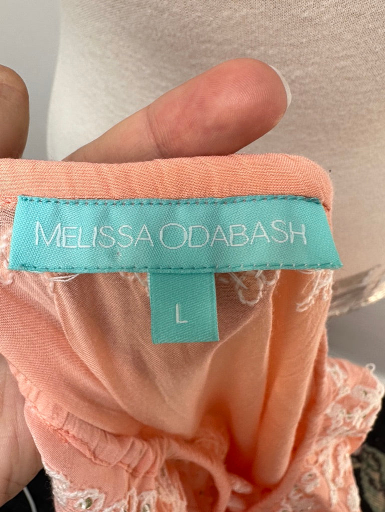 Melissa Odabash kaftan beachdress koraal maat L