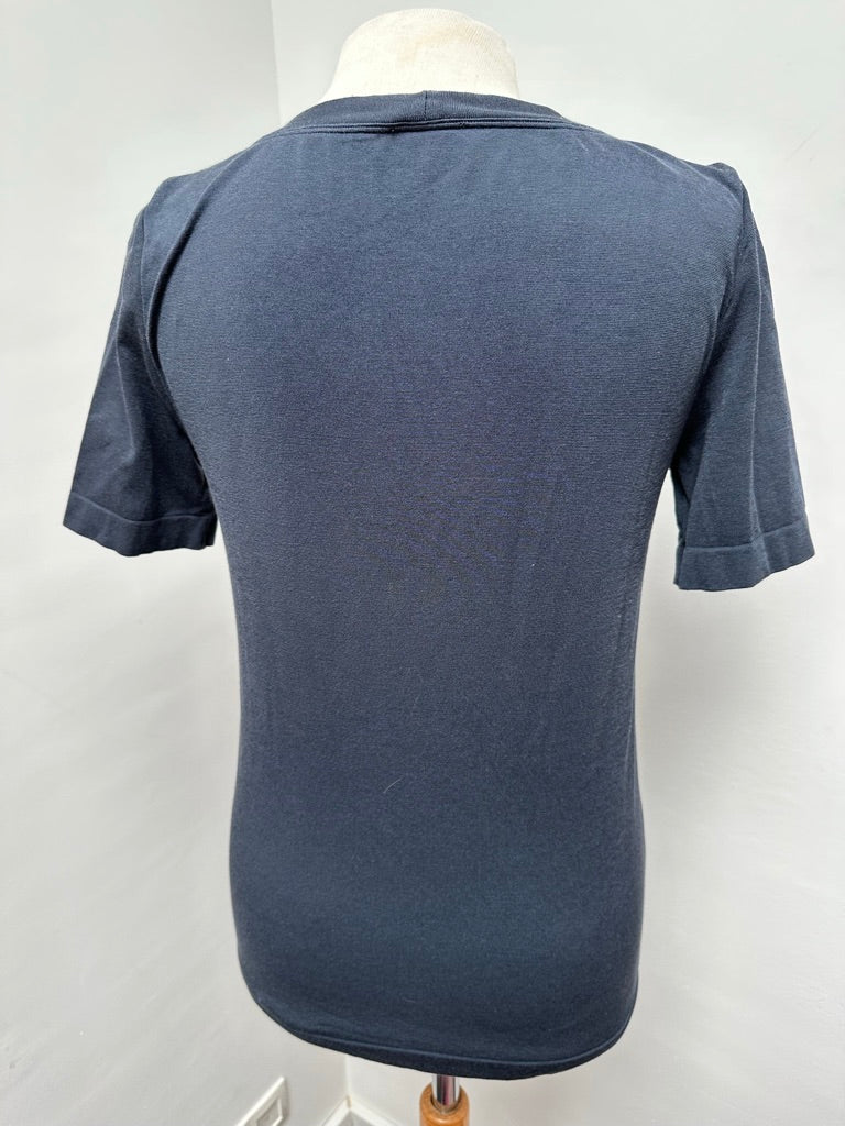 Wolford basic top donkerblauw maat L