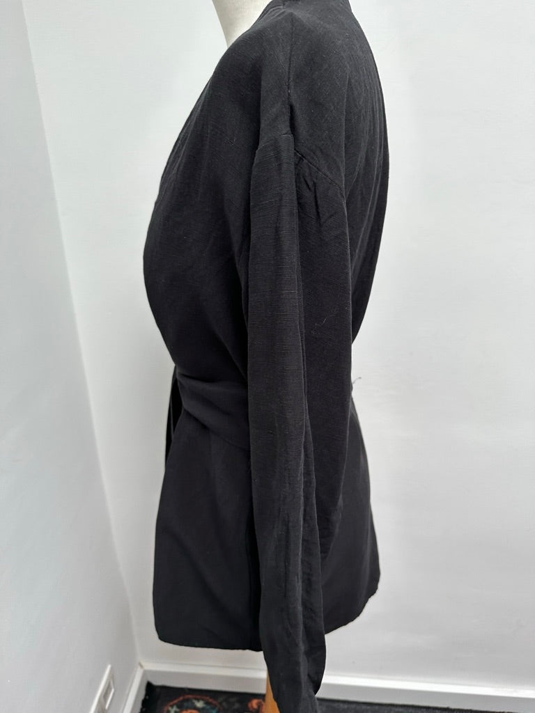 H&M kimono blouse overslag maat 34