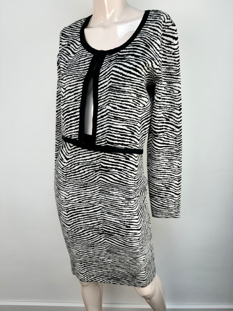 Silvian Heach set met zebra motief maat M