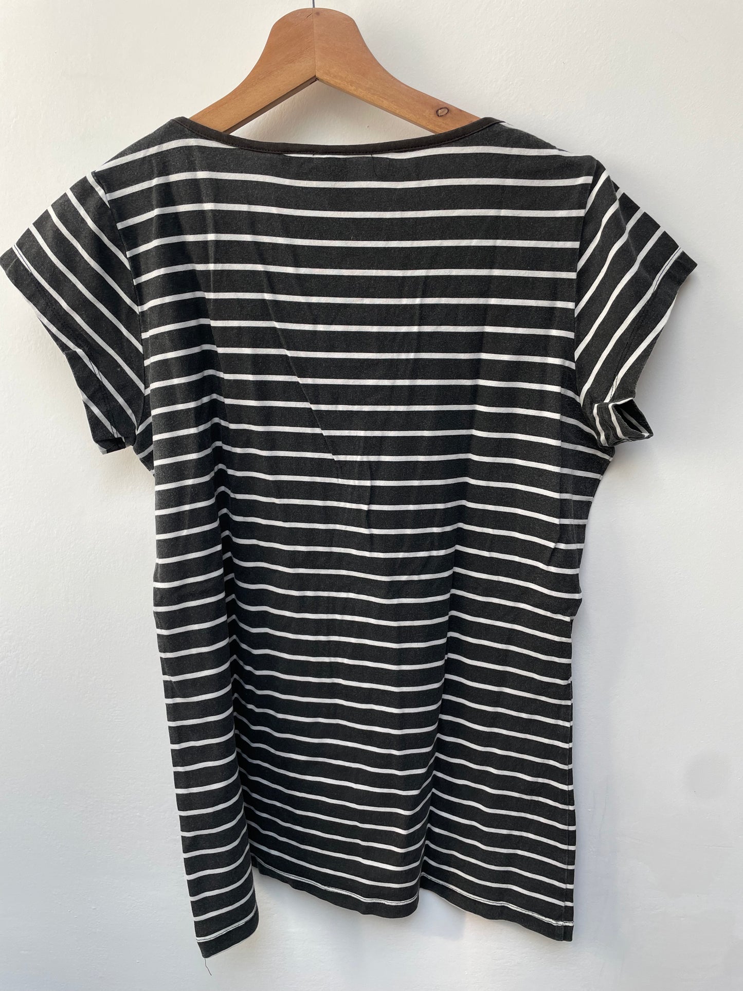 Je m'appelle zwart gestreept t-shirt maat XL