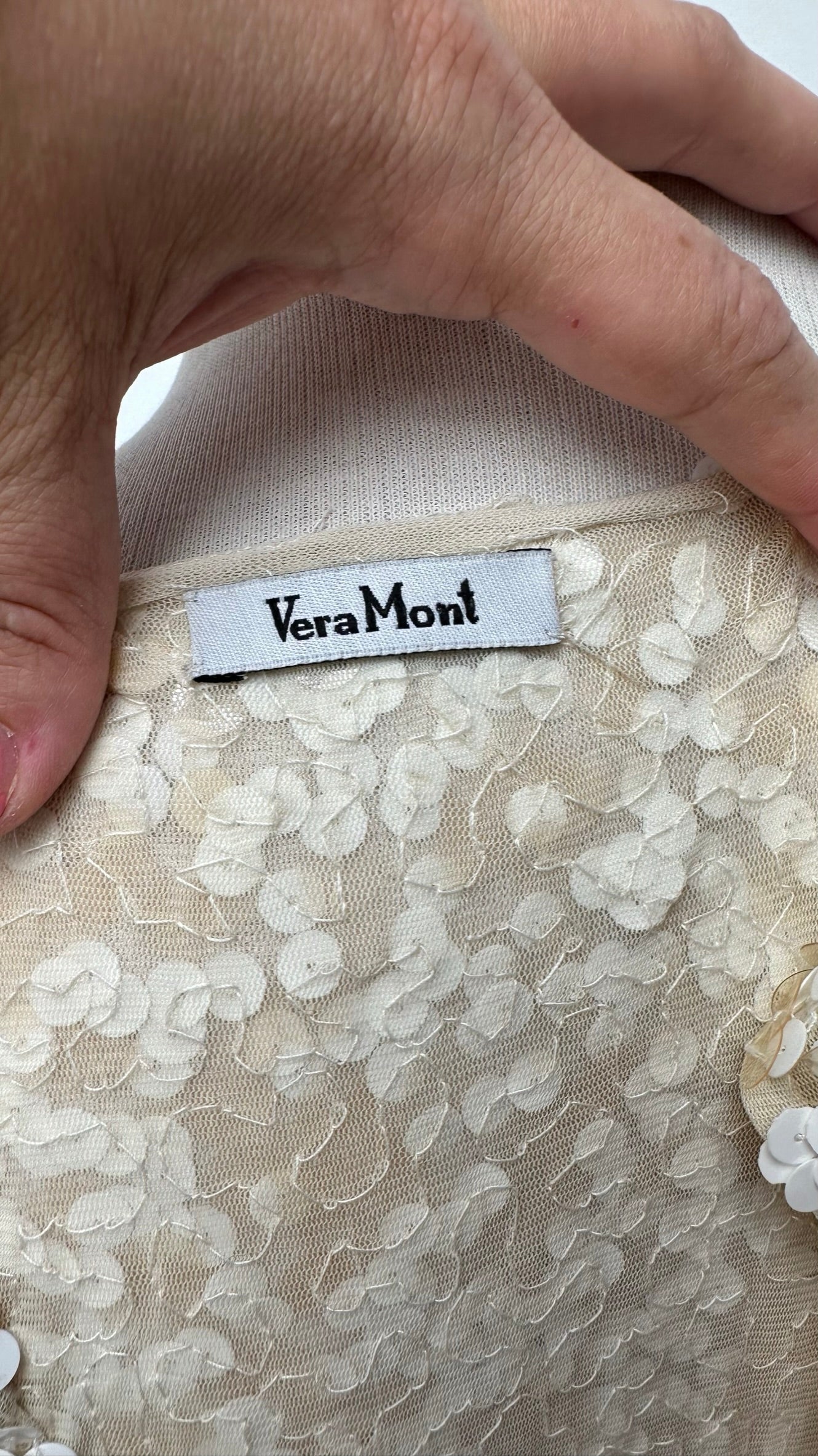 Vera Mont top met pailletten maat 40