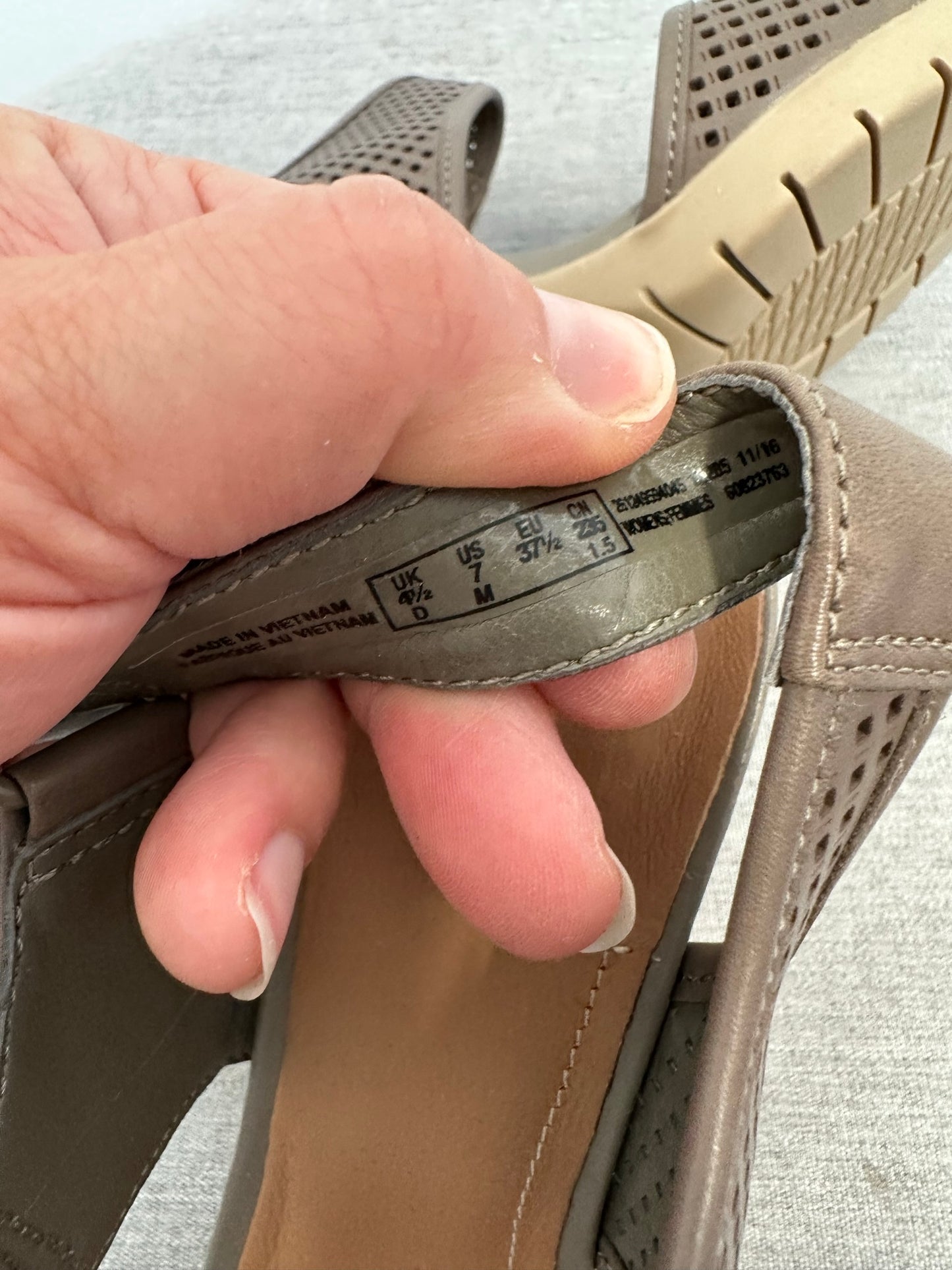 Clarks lederen sandalen maat 37,5