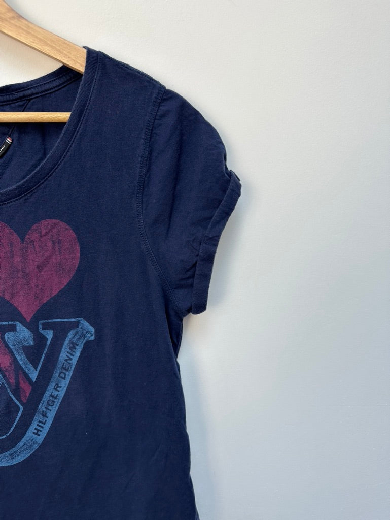 Tommy Hilfiger blauw t-shirt maat XL