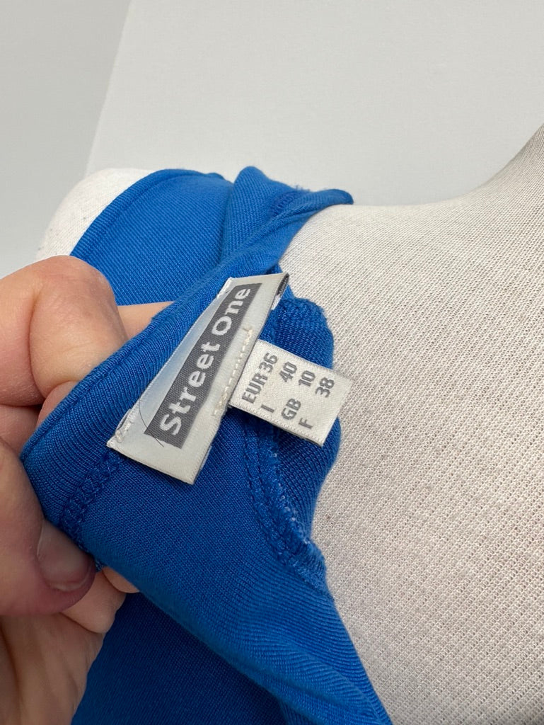 Street One rechte jurk blauw maat 36