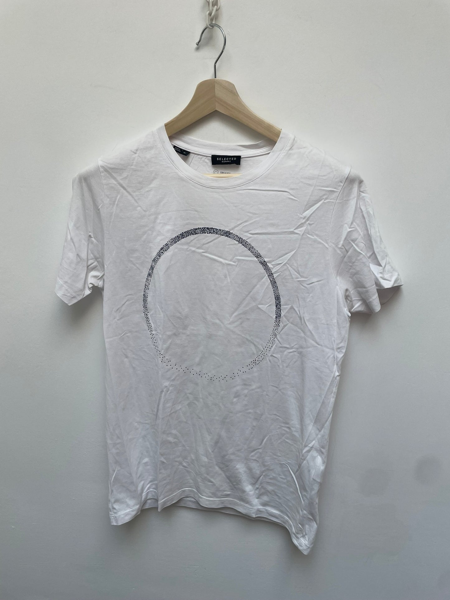 Selected Homme wit t-shirt met opdruk maat M