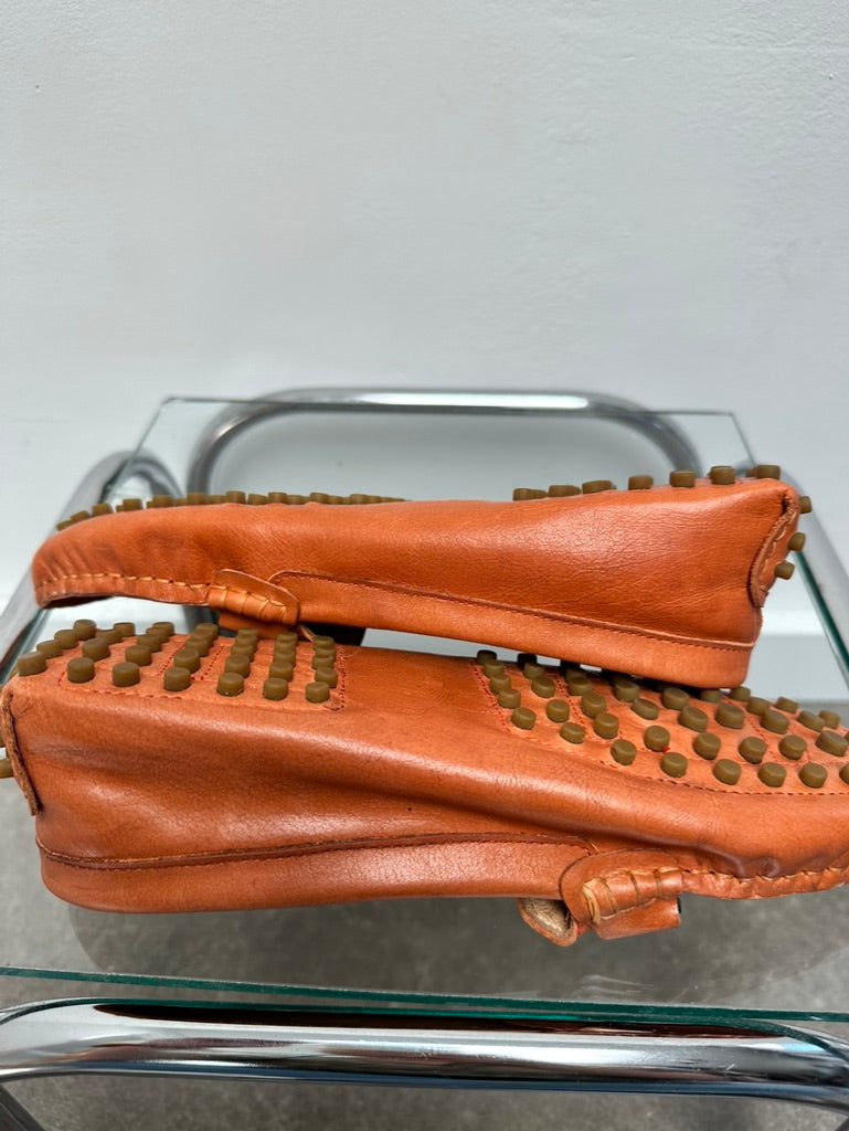 Tod's oranje loafers maat 38