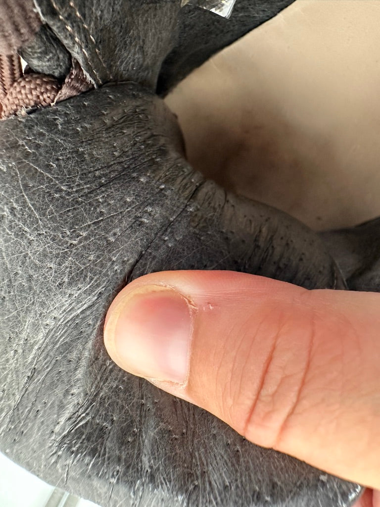 Nubikk bruine leren sneakers maat 38