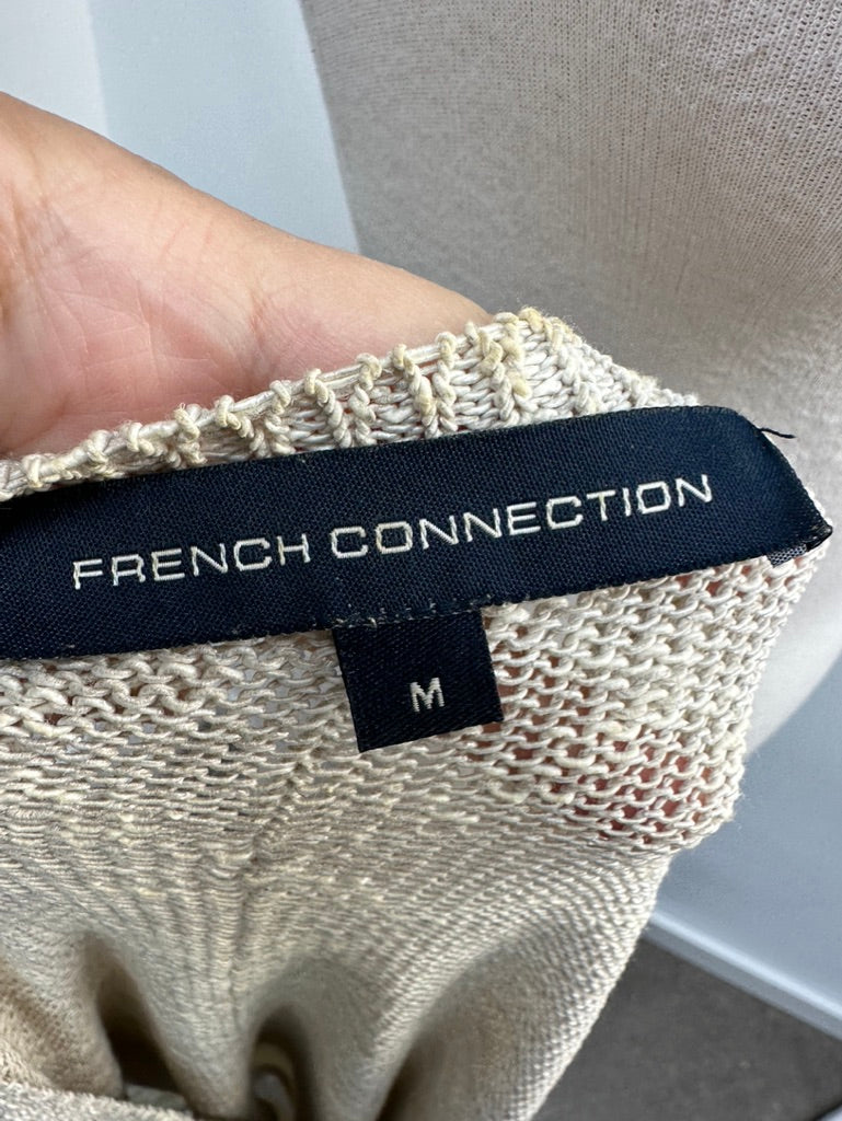 French Connection losgebreide trui met kant maat M