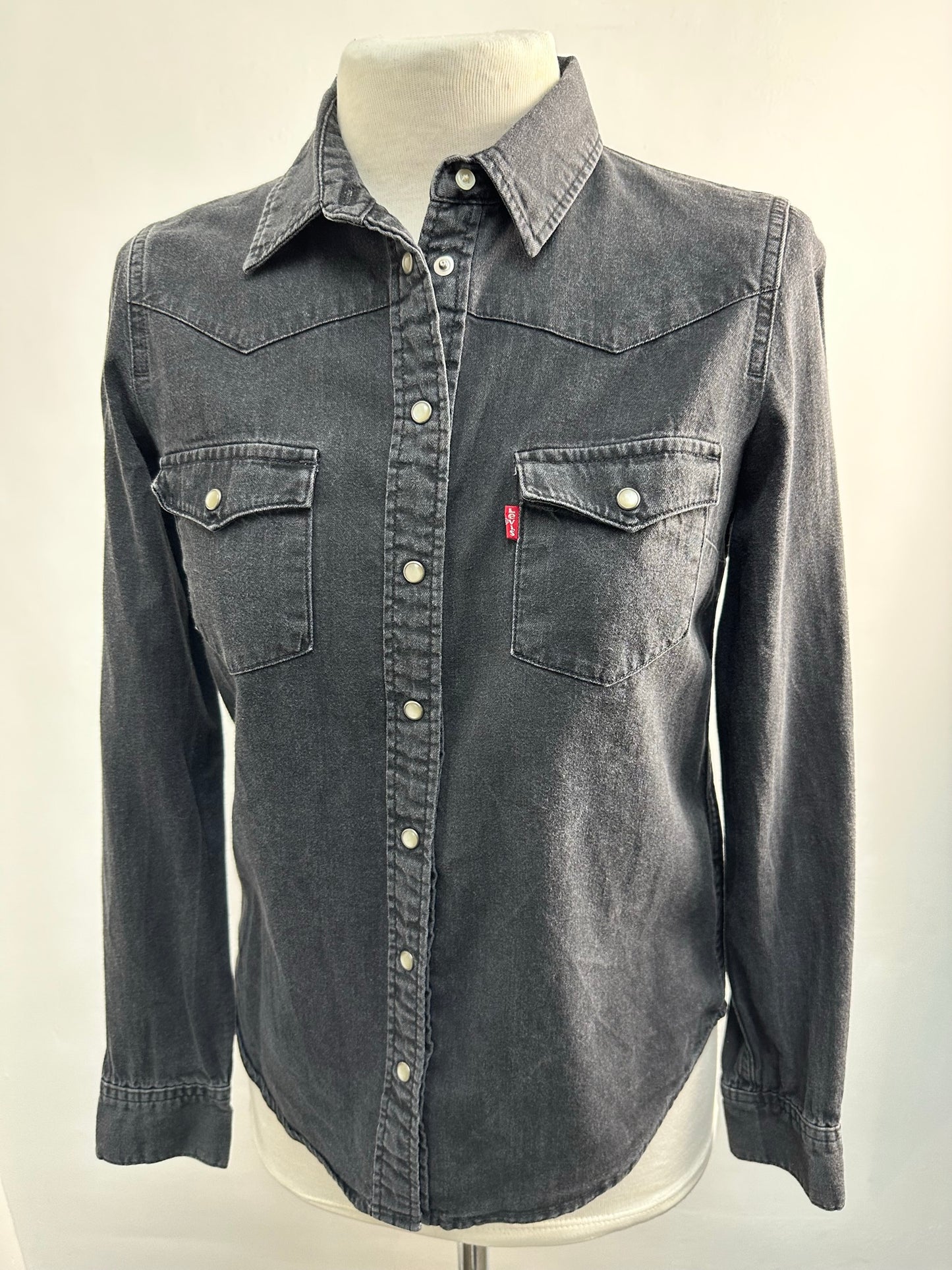 Levi's zwarte jeans blouse maat XS