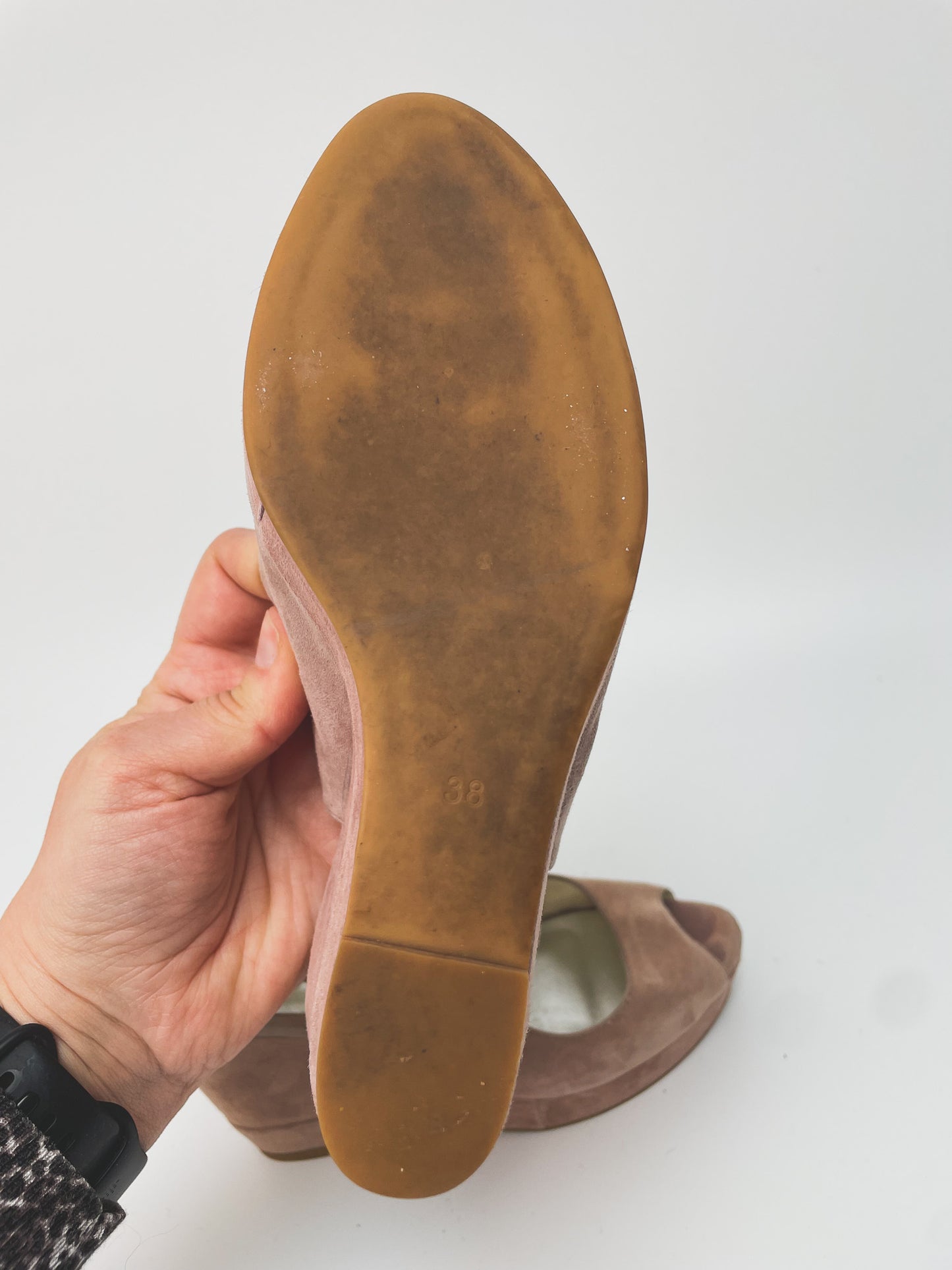 Essentiel Antwerp roze sleehak sandalen maat 38
