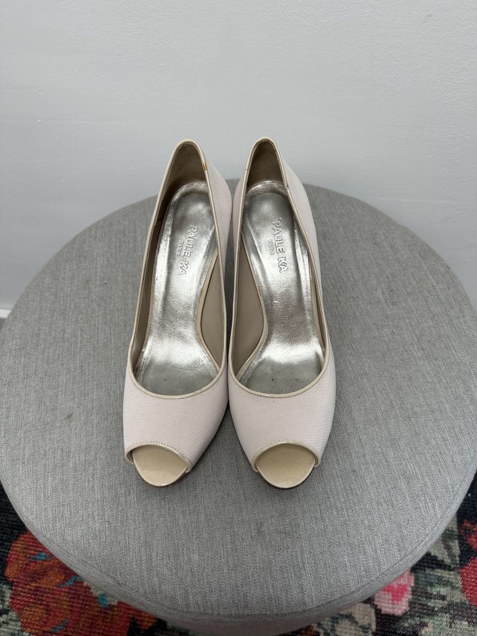 Paule Ka nude pumps met peeptoe maat 39