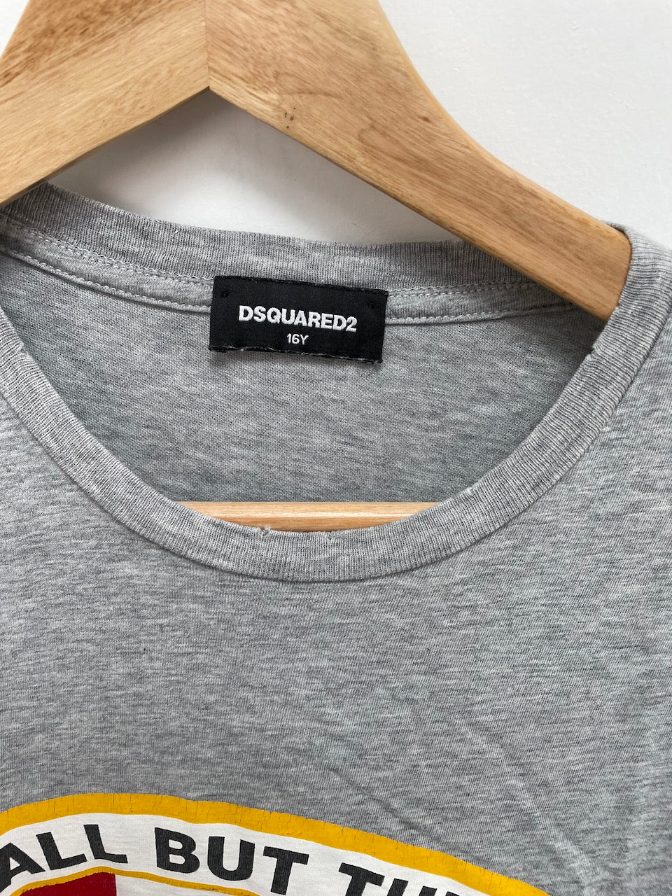 DSquared2 grijs t-shirt maat 16 unisex