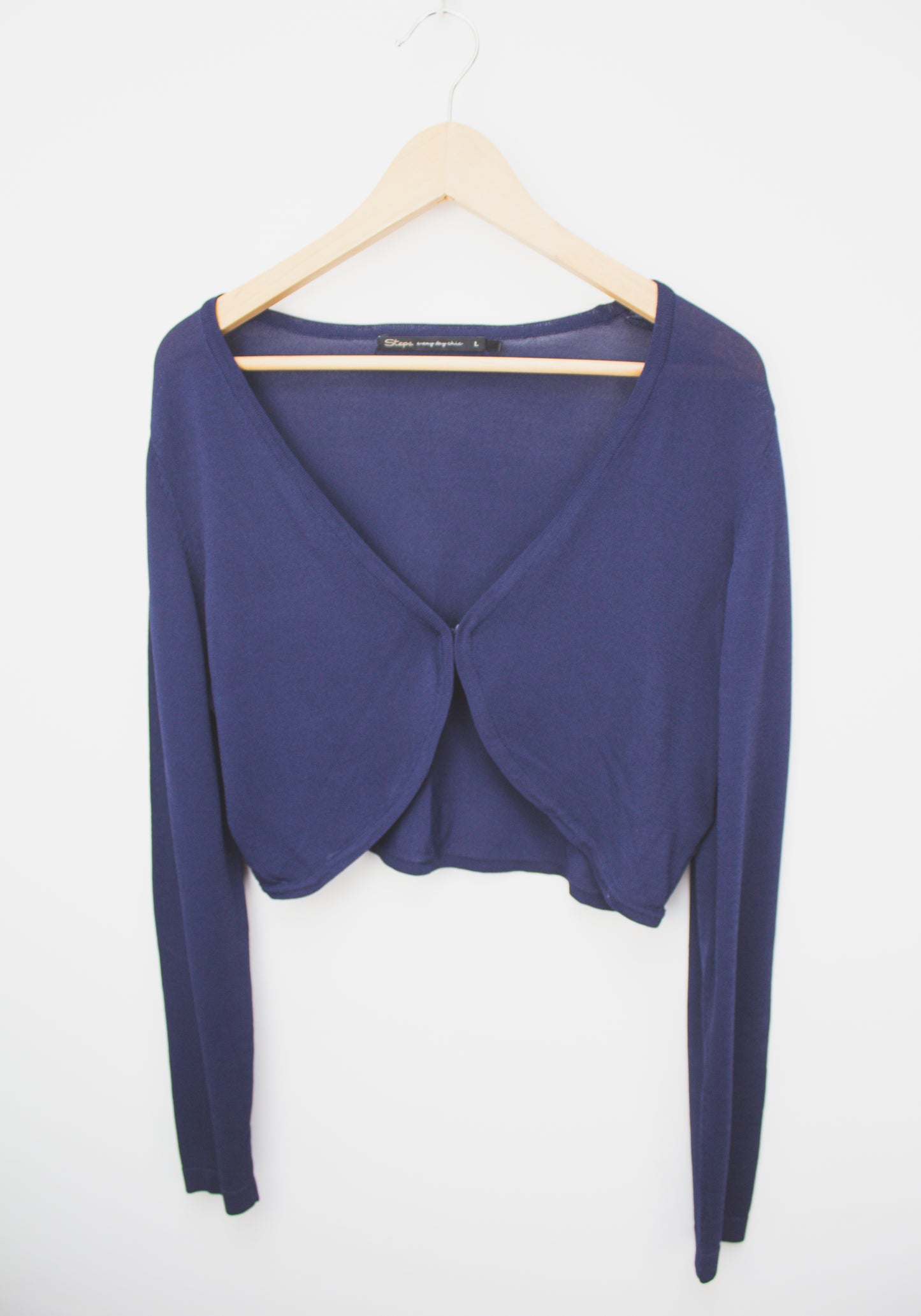 Steps blauw bolero vest maat L