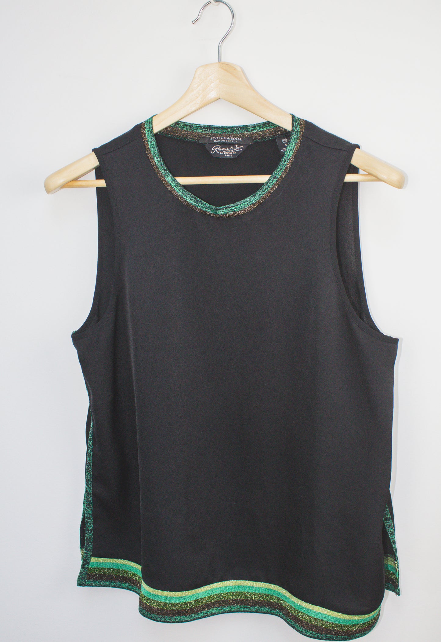Maison Scotch mouwloze top maat 3
