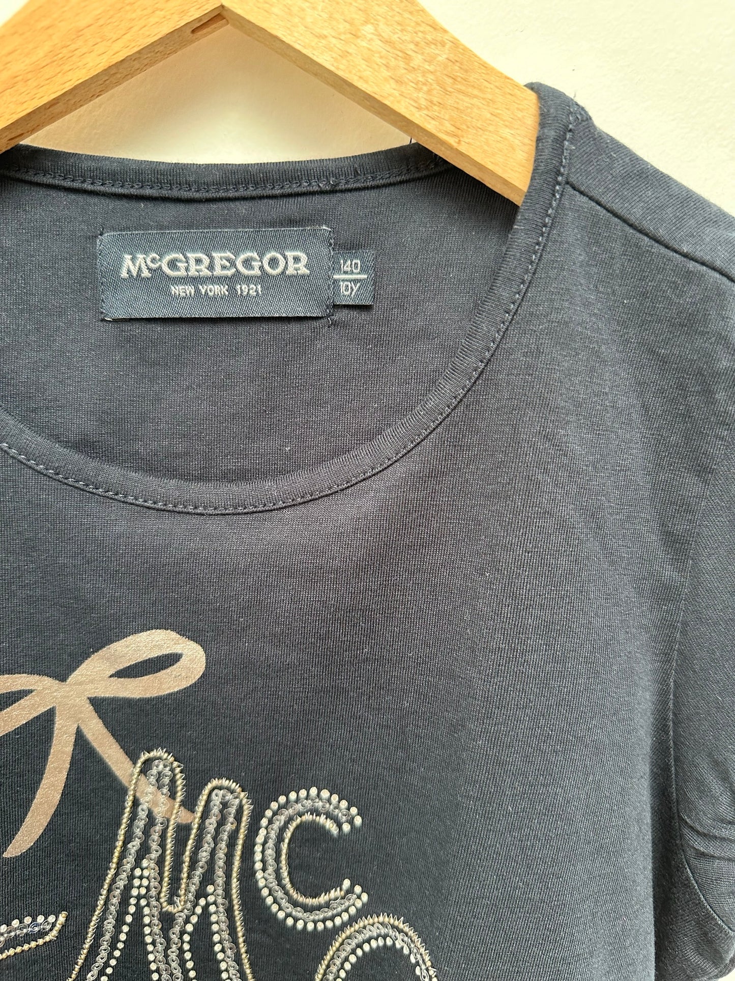 McGregor blauw t-shirt maat 140