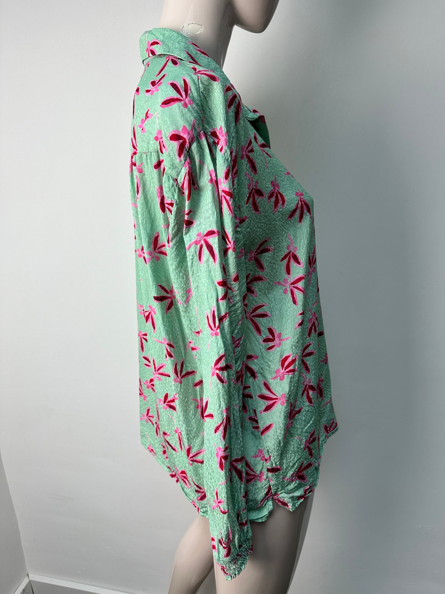 POM Amsterdam groene blouse maat 42