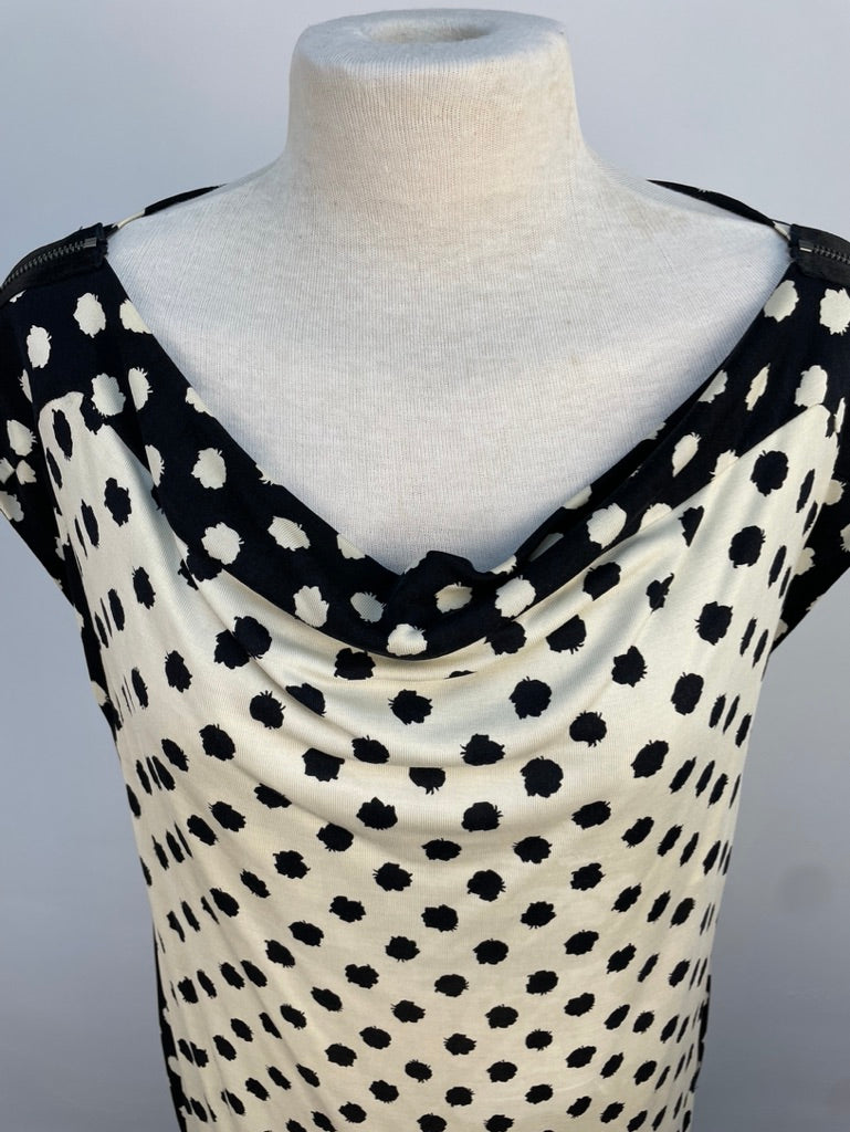 Diane von Furstenberg jurk polkadot maat 8