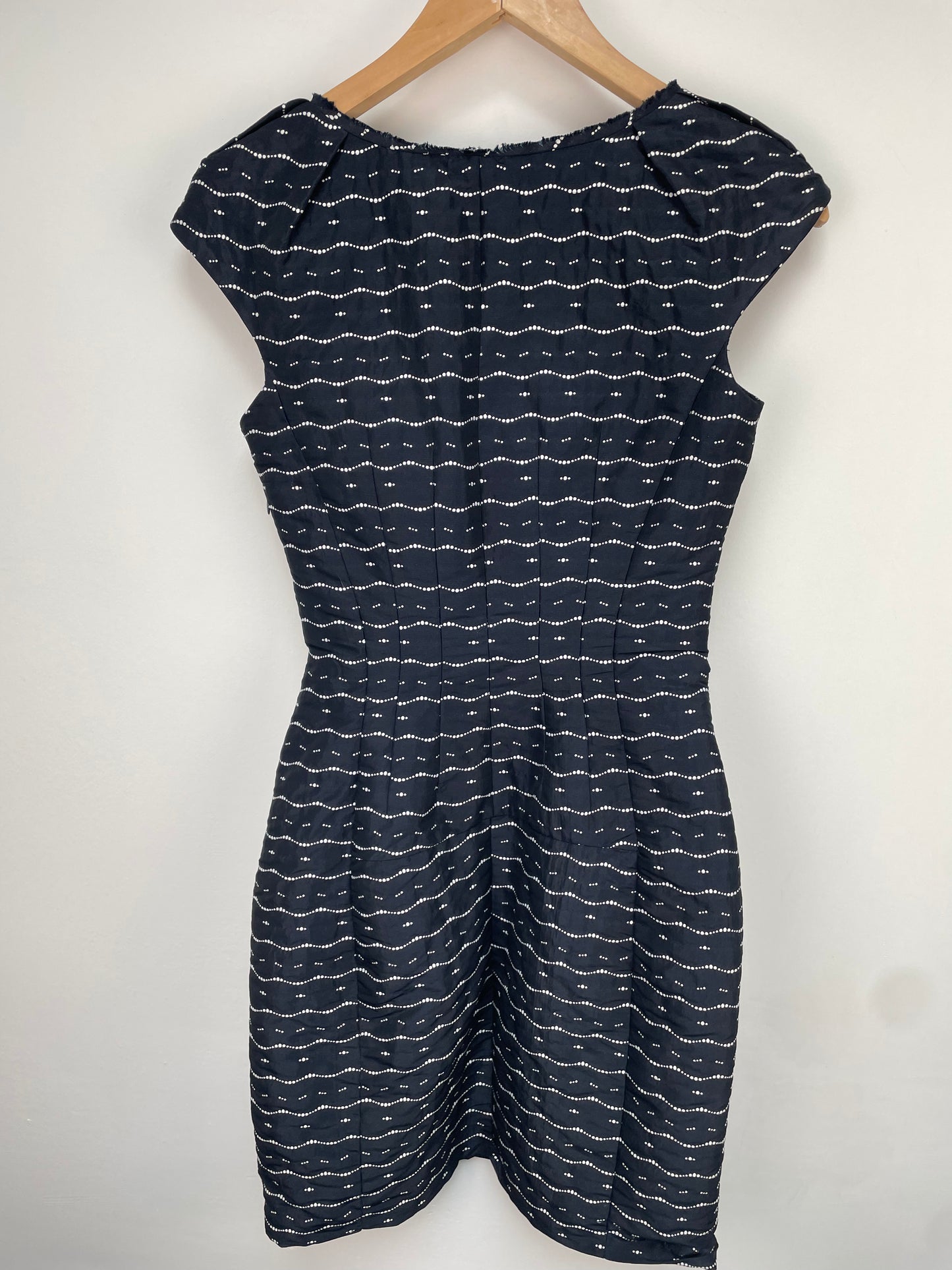 Vanilia navy jurk maat 34