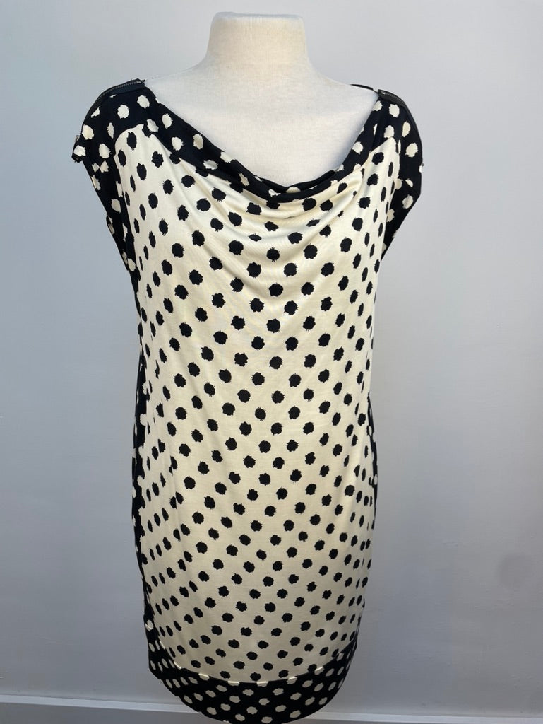 Diane von Furstenberg jurk polkadot maat 8
