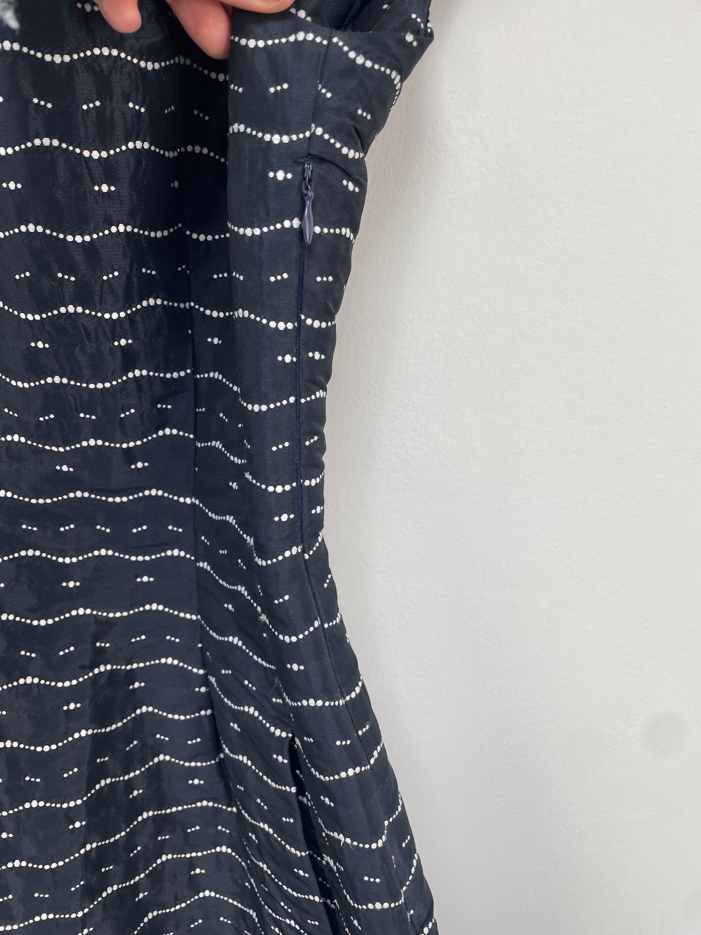 Vanilia navy jurk maat 34