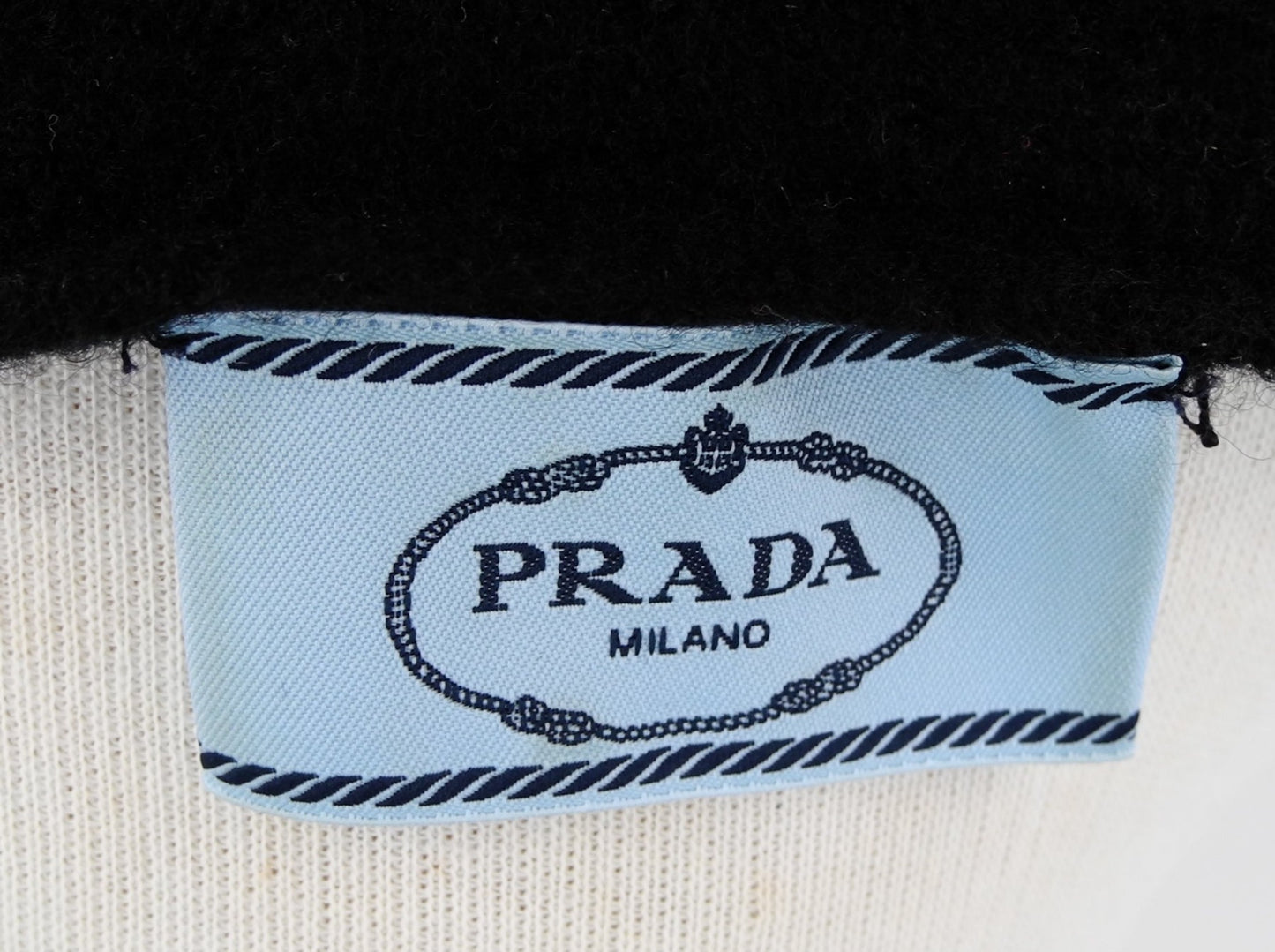 PRADA zwarte knit jurk maat M