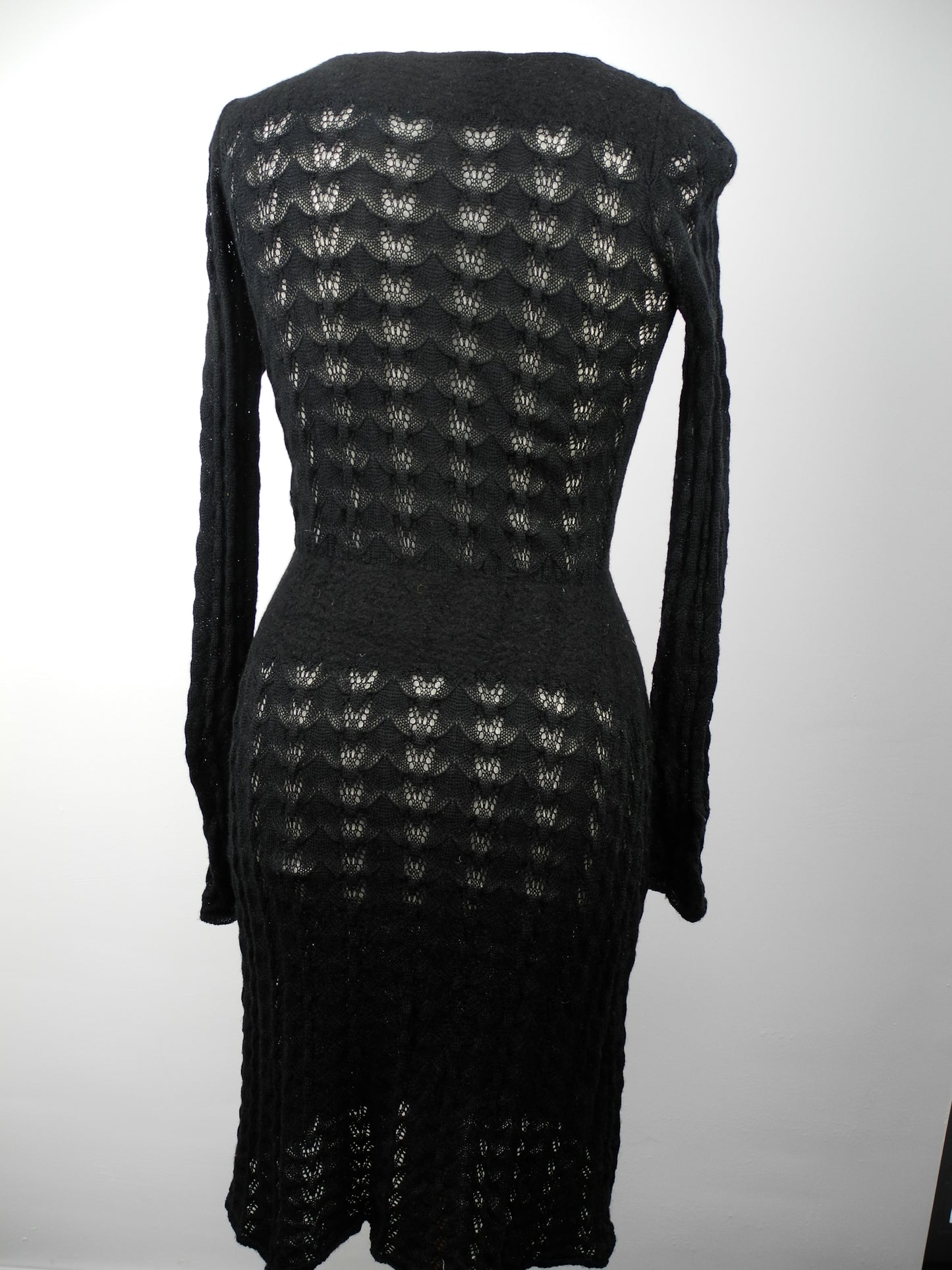 PRADA zwarte knit jurk maat M