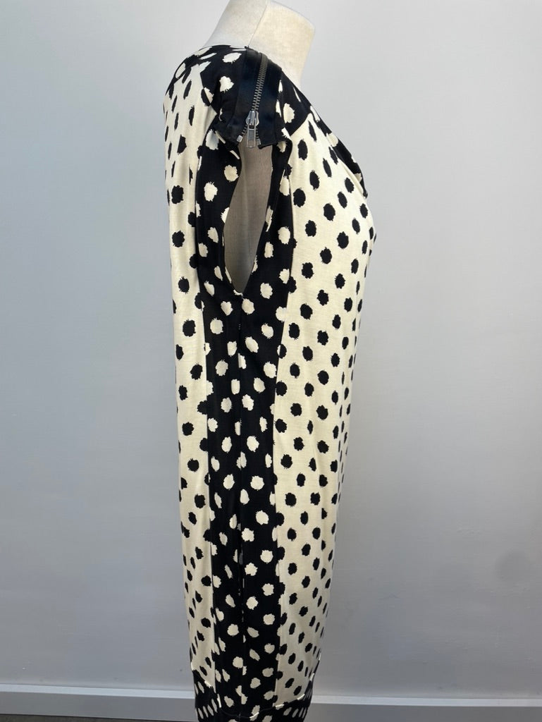 Diane von Furstenberg jurk polkadot maat 8