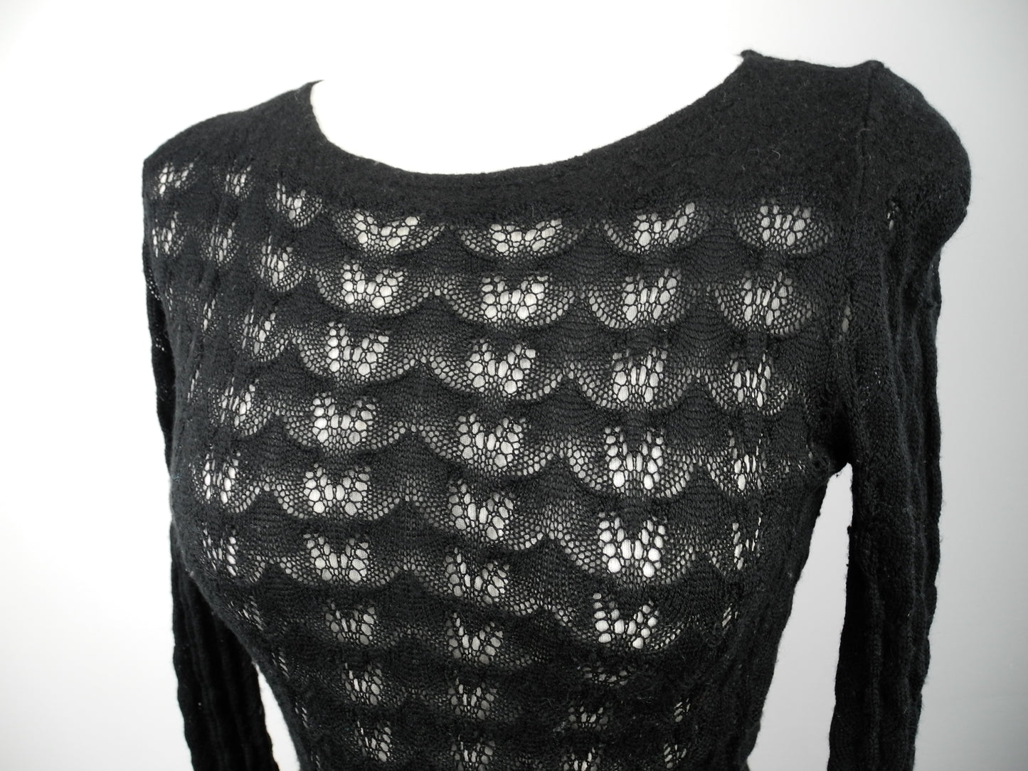 PRADA zwarte knit jurk maat M