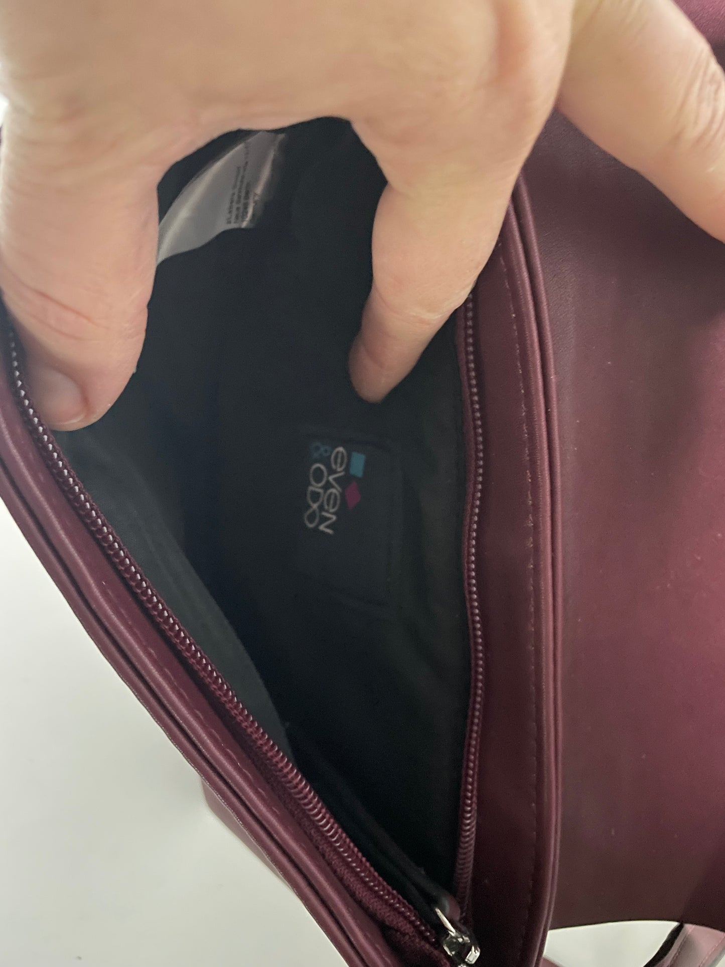 Even & Odd nieuwe crossbody tas bordeaux