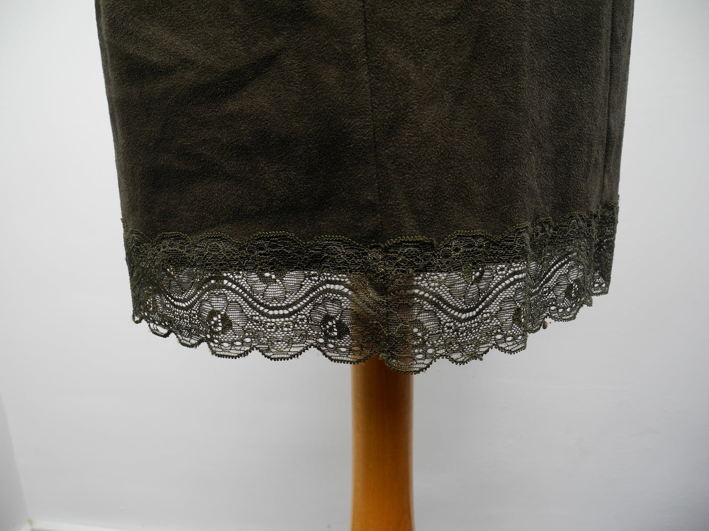 Zara suède look jurkje bruin maat M