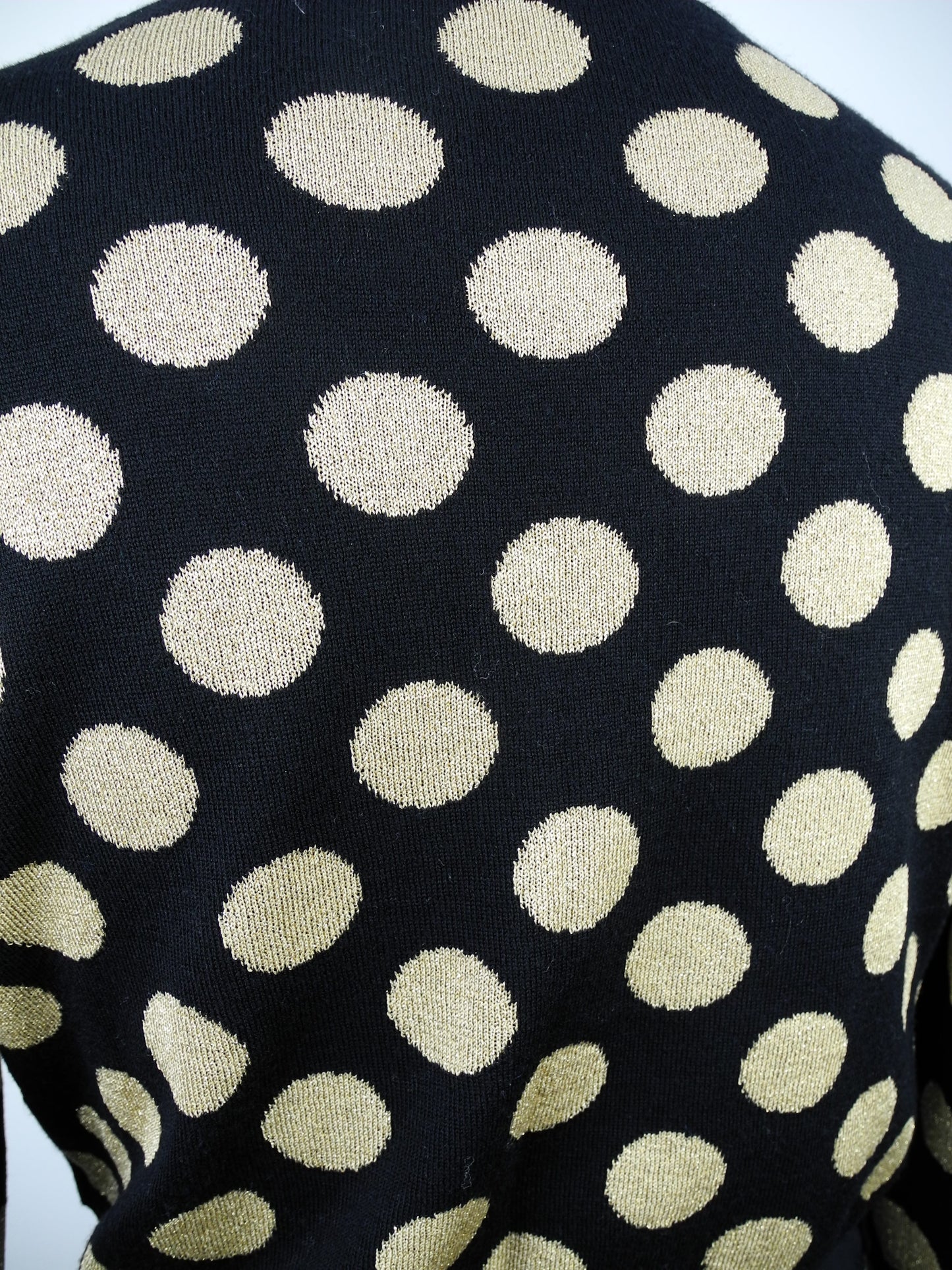 Moschino Boutique zwart vestje met stippen maat 42