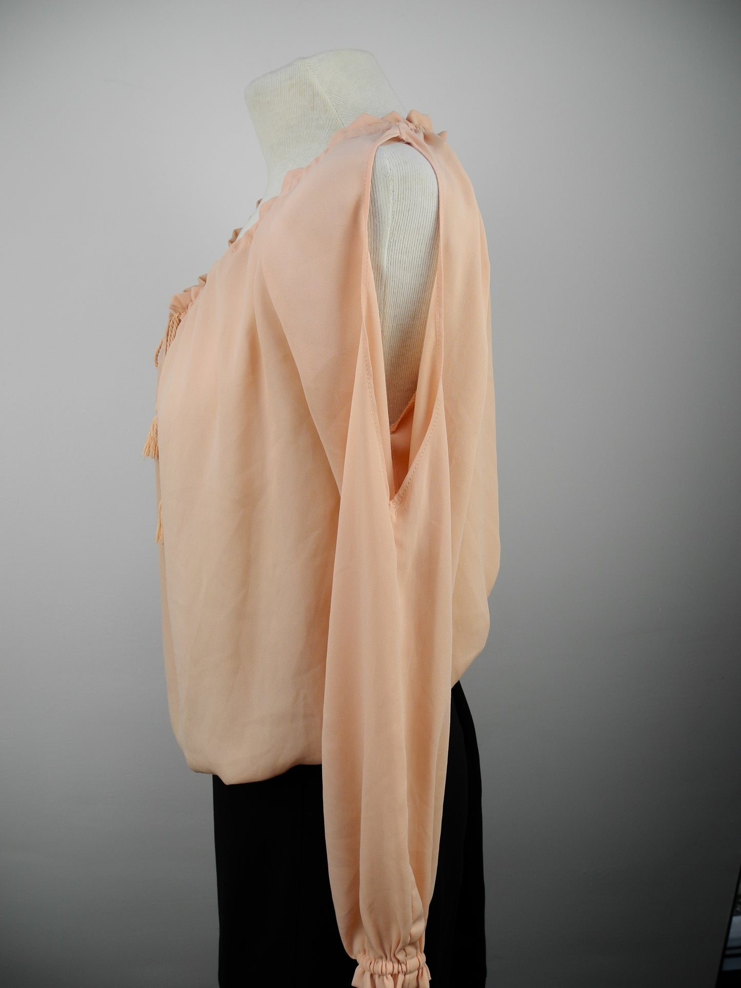 Esqualo roze top met cutouts maat 36