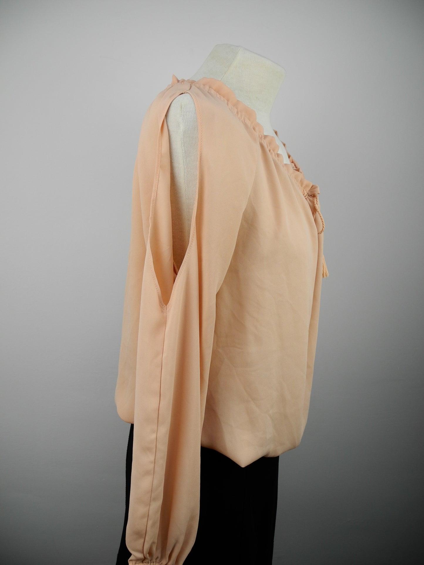 Esqualo roze top met cutouts maat 36